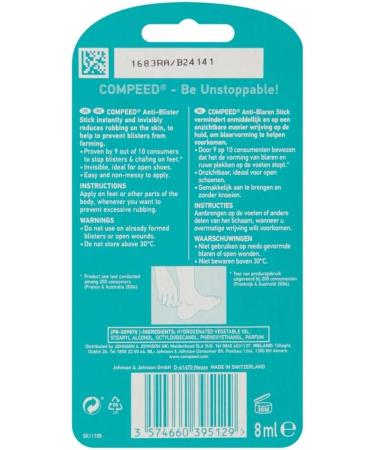 Compeed Anti-Blister Stick - Prevent Blisters with Ease - Buy Online on GoSupps.com