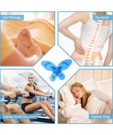 Acupressure Magnetic Massage Insoles for Men | Washable & Cuttable | Deodorizing Therapy Shoe Insoles with Magnetic Stones | Reflexology Pain Relief & Comfort Pads - Buy Online on GoSupps.com