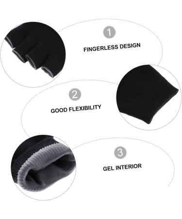 POPETPOP 6 Pairs Half Finger Moisturizing Gloves Women Fingerless Gloves Cosmetic Moisturizing Gloves Lotion Gloves Overnight Half Finger Gloves Miss Repair 95% Cotton Touch Screen - Buy Online on GoSupps.com