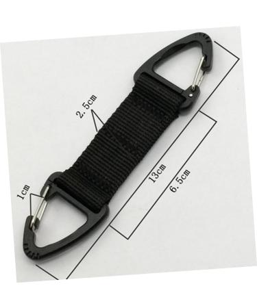 Clispeed 3ST Face Mask Hook Outdoor Key Holder & Rucksack Buckle Multifunctional Accessories (11.5x2.5cm) - Shop Now for International Shipping - Buy Online on GoSupps.com