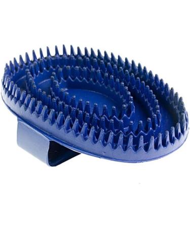Netproshop Rubber Curry Comb Brush for Horses Cats & Dogs - Blue MM | Remove Loose Hair Effectively - Buy Online on GoSupps.com