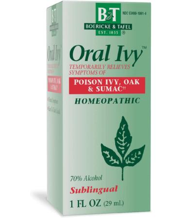 B&T Oral Ivy Homeopathic 1 Oz. - Relieves Poison Ivy, Oak & Sumac Symptoms - Nature's Way Brands - Buy Online on GoSupps.com