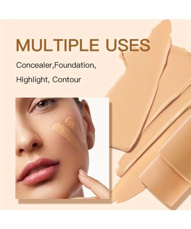 Cream Contour Blush Stick | Waterproof Makeup Sticks for Natural Flush #02 | Non-Greasy Face Contouring Pen - Buy Online on GoSupps.com