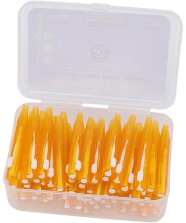 Branch Brushes - 60 Piece Interdental Brush Set | Slim Braces Cleaner for Adults & Children | Orthodontic Care | Orange - Buy Online on GoSupps.com