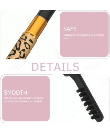 2 pi ces Crayon Sourcils Double-embout L opard Noir tanche avec Brosse Douce Crayons Maquillage Sourcils Naturels pour Femmes Application Lisse et Portable - Buy Online on GoSupps.com