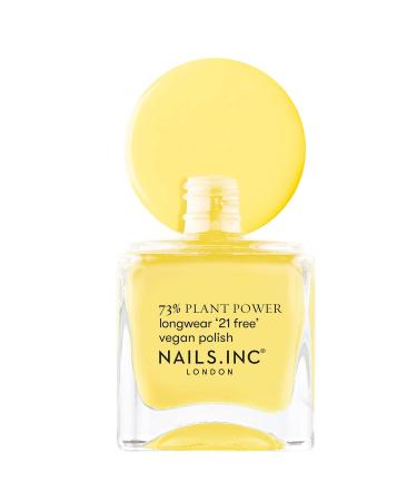 Nails.INC 73% Plant Power Planet Perfect Nail Polish - Yellow 14ml | Eco-Friendly Luxury Nail Care International Shipping - Buy Online on GoSupps.com