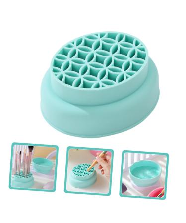 Brush Cleaning Bowl & Sponge Dryer | Makeup Brush Cleaner Pad & Stand | Foldable Organizer for Makeup Tools - Buy Online on GoSupps.com