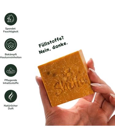  Sheifu Natural Black Seed Oil Shower Soap for Oily & Impure Skin Pimple Control & Acne Control Palm Oil Free Vegan Durable Handmade 125g - Buy Online on GoSupps.com