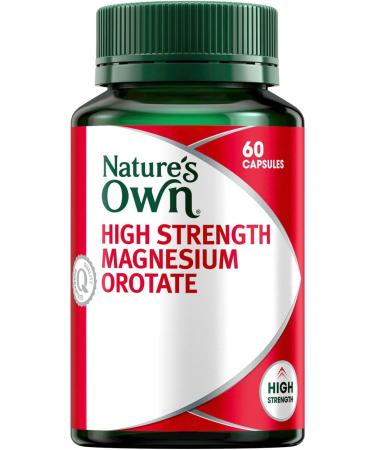 Nature's Own High Strength Magnesium Orotate 800mg 60 Capsules - Buy Online on GoSupps.com