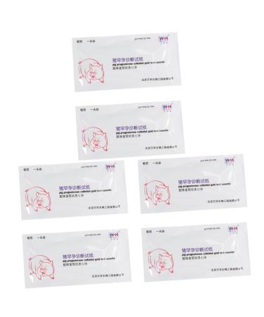IPETBOOM 6 STK pregnant tester early pregnancy recognition paper sow tools for pregnancy tests in animals farm animal supply farm test tool sau Kolloid Weißx3stk 1 piece (1 Pack)