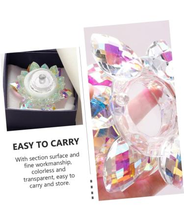 Housoutil Nail Art Crystal Cup Pen Cup Nail Art Powder Dish Esmalte De U as En Gel Transparent Gel Nail Polish Pitcher Glass Travel High Transparent Crystal Manicure Glass Nails - Buy Online on GoSupps.com