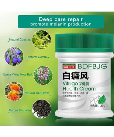 Vitiligo Cream for White Spot Treatment - Natural Care for Skin Pigmentation & Melanocytes - 1.05 Ounce Pack - Buy Online on GoSupps.com
