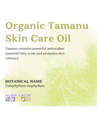 Aura Cacia Organic Nourishing Tamanu Oil - 1 fl oz - Buy Online on GoSupps.com