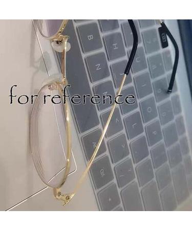 DeeboW Glasses Replacement Temples - Thin Metal Frame Arms for Reading Glasses - Gold - 1 Pair - International Shipping Available - Buy Online on GoSupps.com