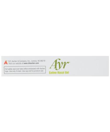 Ayr Saline Nasal Gel 0.5 oz - Moisturizing Nasal Care - Buy Online on GoSupps.com