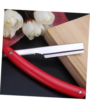 Doitool Collapsible Manual Razor - Straight Hairdresser Razor Barber Hair Trimmer & Clip for Perfect Grooming - Buy Online on GoSupps.com