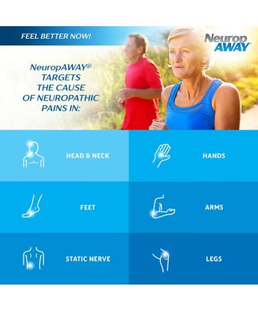 NeuropAWAY Nerve Support Supplement R-Alpha Lipoic Acid to Help Provide Nerve Relief and Health in as Little as 5 Days Acetyl-L-Carnitine Taruine Vitamin B12 L-Citrulline 120 Capsules 120 Count (Pack of 1) - Buy Online on GoSupps.com