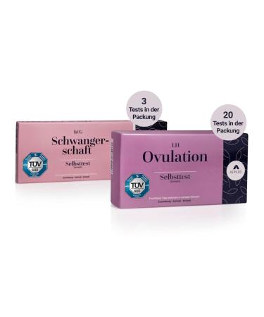 ASPILOS BUNDLE pregnancy test and ovulation test - self -test for home - Fast and safe result - medical tests with laboratory quality