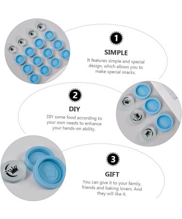 12 Pcs Mold Silicone Cupcake Small Stainless Steel Bowls International Chess Doll Bath Tub Silicone Baking Silicone Chess Moulds Baking Fondant Fudge Baking Tools Silica Gel 3.5X3.5X0.8CMx2pcs Bluex2pcs - Buy Online on GoSupps.com