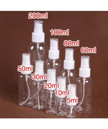 Portable Travel Mist Spray Bottle - 30ml Transparent Cosmetic Atomizer for Samples - Buy Online on GoSupps.com