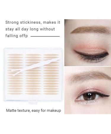 Eyelid Tapes Stickers - 72 Pairs Non-Irritating Double Eyelid Tape for False Eyelashes | Allergy Adhesive | Transparent - Buy Online on GoSupps.com