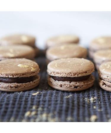 Baking Mix & Bakeware | Chocolate & Gold Macaron Recipe Making Kit | Foodie Gift Tin - Buy Online on GoSupps.com