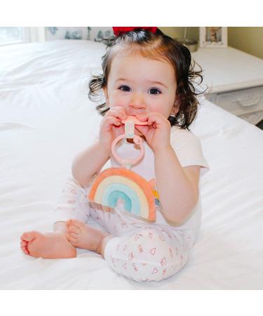 Itzy Ritzy Macy the Rainbow Plush Pal & Silicone Teether for 0+ Months - Soft & Safe Baby Toy - Buy Online on GoSupps.com