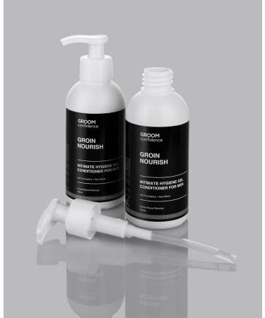 Groom Confidence Groin Nourish Gel Conditioner for Men | 250ml | Intimate Hygiene & Monthly Subscription - Buy Online on GoSupps.com