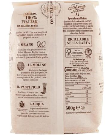  Italian Gourmet E.R. La Molisana Sedani N. 44 Pasta Lenta Lavorazione Lot de 5 p tes base de semoule de bl dur 500 g + Polpa Italian Gourmet Polpa 400 g - Buy Online on GoSupps.com