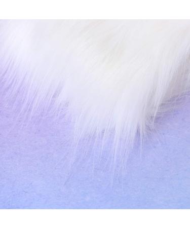 Minkissy 1Pc Fur Headband Winter Headdress Warm Headband Headwrap Winter Head Caps for Women (White) - Buy Online on GoSupps.com