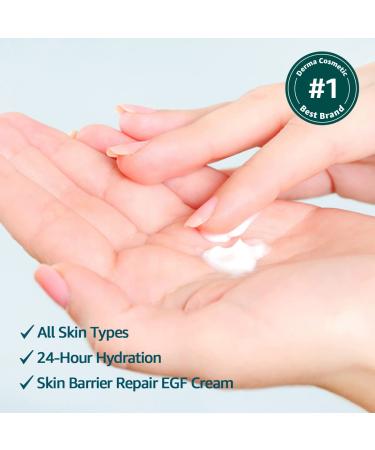 Easydew DW-EGF Cream 2.4 oz - Anti-Aging Moisturizer with Human Epidermal Growth Factor and Hyaluronic Acid | Collagen-Infused Lightweight Cream for Softer, Radiant Skin - Buy Online on GoSupps.com