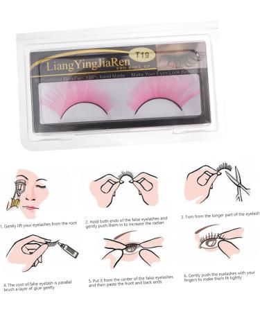 ABOOFAN 3 Pairs Black False Eyelashes Halloween Costume Eyelashes Face Eyelashes Halloween False Eyelashes for Women Halloween Eyelashes Extension Party Eyelashes Cosplay 3d Accessories - Buy Online on GoSupps.com