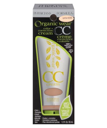 Physicians Formula Organic Wear CC Cream Light 1.2 oz | 100% Natural Origin - Buy Online on GoSupps.com