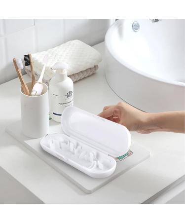 Premium Electric Toothbrush Travel Case - 4 Pack Portable & Durable for Camping School & Outdoor Use - 4 Colors Perfect Size 21.5 x 8.0 x 4.5 cm - Buy Online on GoSupps.com