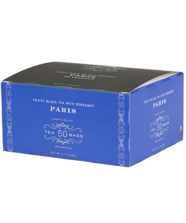 Harney & Sons Paris Fruity Black Tea with Bergamot 50 Tea Bags 3.17 oz (90 g) - Buy Online on GoSupps.com