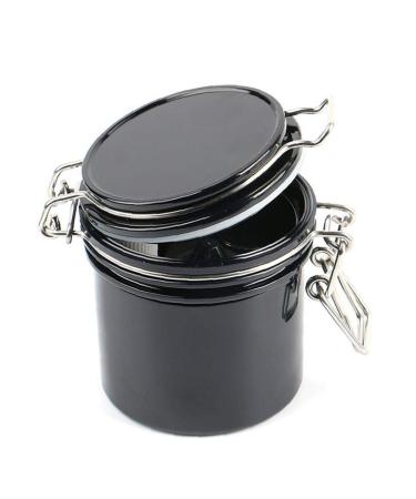 1PC glue storage container for eyelash extension adhesive container LEAK-PROOF glue storage tank Sealed doses eyelash extension accessories kit (black)
