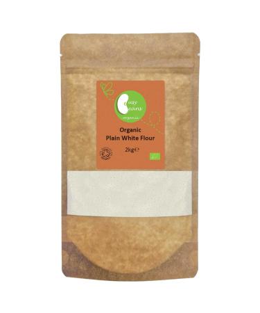 Organic Plain White Flour | Certified Organic | by Busy Beans Organic (2kg)