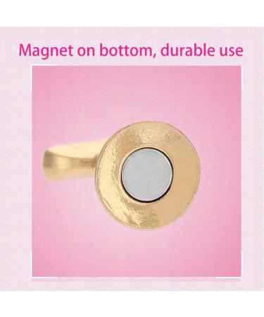 Magnetic Nail Holder Stand - 3 Colors Oval Crystal & Alloy Bracket for Nail Art & Crafts | Manicure Essentials - Buy Online on GoSupps.com