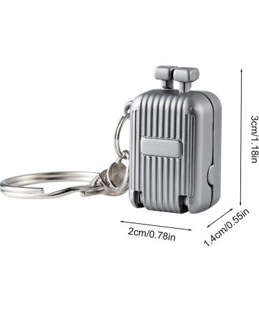 Travel Nail Clippers Fingernail Cutter | Stainless Steel Nail Cutter Keychain Foldable - Tool for Cutting Fingernails and Toenails for Camping Travel School Silver S - Buy Online on GoSupps.com