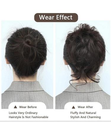 Xuejian Chaotic Hair Bun Extensions - Premium Synthetic Hair for Effortless Style | International Shipping Available - Buy Online on GoSupps.com