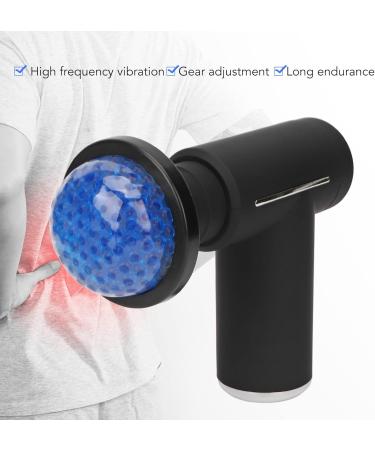 Portable Electrical Massage Device - Adjustable Handheld Percussion Massager with Cold Compress (Black) - International Shipping Available - Buy Online on GoSupps.com
