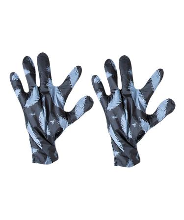 FRCOLOR 1 Pair Hand Cracked Hands Gloves Hand Softening Gloves Night Gloves for Dry Hands Spa Bedtime Gloves Hydrating Hand Care Gel Exfoliating Aluminum Platinum Paper