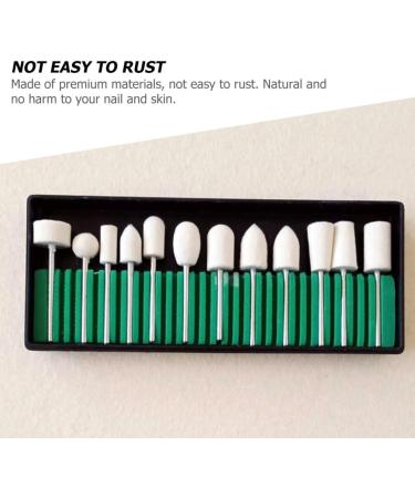 Beavorty 1Set nail polish manicure tools faux nails Nail sanding bits Sturdy grinding heads manicure kit nails drill bits pedicure drill bits wool felt nail drill bit Nail File Bit electric - Buy Online on GoSupps.com