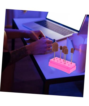 minkissy 1 Set Nail Sand Ring Cap Electric Manicure Set Professional Manicure Set Manicure Tools Professional Nail Drill Sanding Caps with Grip Manicure Sanding Head Polishing Heads Nail 8x6cm Rosy - Buy Online on GoSupps.com