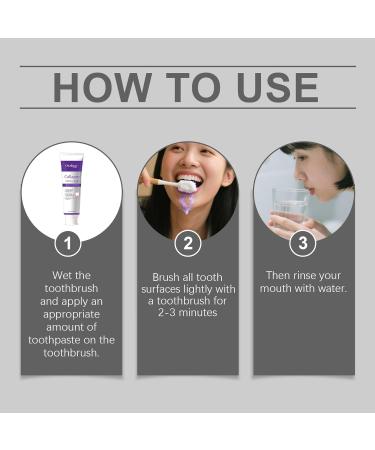 Collagen Purple Toothpaste Strengthens Enamel (Builds A Protective Layer) Resists Acid Erosion Repairs Enamel(1pcs) 1 Count (Pack of 1) - Buy Online on GoSupps.com