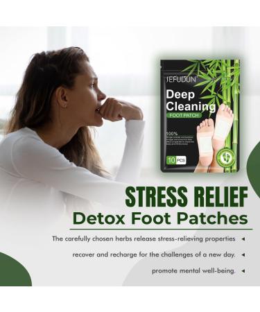 10pcs Detox Foot Patches for Stress Relief and Better Sleep by GARNET - Buy Online on GoSupps.com