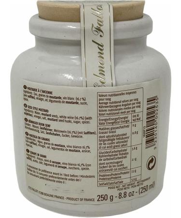 Moutarde en grains Fallot Pot gr s 250 gr Moutarde 250 grams - Buy Online on GoSupps.com