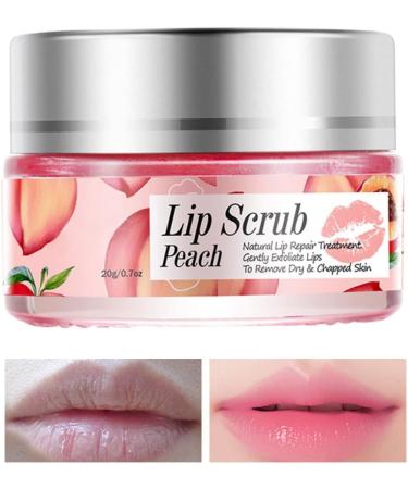 Lip Scrub Exfoliator Lip Overnight Moisturizer Sleeping Cream Lip Repair Balm Peach lip repair - Buy Online on GoSupps.com
