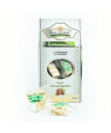 Premium Torroncini with Walnuts & Honey from Sardinia - 200g Gift Pack | White Nougat by Pruneddu Torronificio Artigianale - Buy Online on GoSupps.com