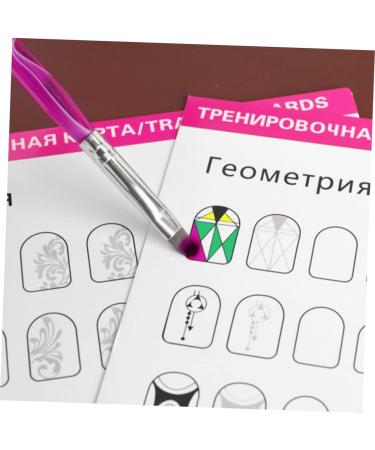 1 Set Manicure Exercise Book Mesa Para U as Acr licas Nail Art Practice Set Nail Practice Painting Templates Nail Supplies Kit Nail Kit Nail Art Liner Pen - Buy Online on GoSupps.com